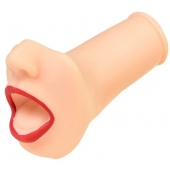 Мастурбатор-ротик с алыми губами - ToyFa - в Мытищах купить с доставкой