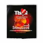 Разогревающий гель-лубрикант Stimulove Strong в одноразовой упаковке - 4 гр. - Биоритм - купить с доставкой в Мытищах