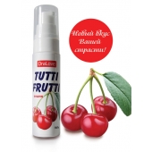 Гель-смазка Tutti-frutti с вишнёвым вкусом - 30 гр. - Биоритм - купить с доставкой в Мытищах