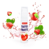 Гель-смазка Tutti-frutti с земляничным вкусом - 30 гр. - Биоритм - купить с доставкой в Мытищах