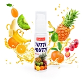 Гель-смазка Tutti-frutti со вкусом тропических фруктов - 30 гр. - Биоритм - купить с доставкой в Мытищах
