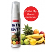 Гель-смазка Tutti-frutti со вкусом тропических фруктов - 30 гр. - Биоритм - купить с доставкой в Мытищах