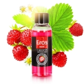 Массажное масло Eros fantasy с ароматом земляники - 50 мл. - Биоритм - купить с доставкой в Мытищах