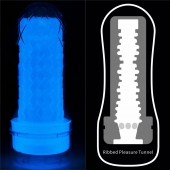 Светящийся в темноте мастурбатор Lumino Play Masturbator Ribbed - Lovetoy - в Мытищах купить с доставкой