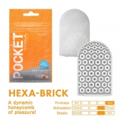 Карманный мастурбатор HEXA-BRICK - Tenga - в Мытищах купить с доставкой