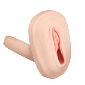 Мастурбатор-вагина с вибрацией и выносным пультом управления REALSTUFF SMOOTH   BALD - Dream Toys - в Мытищах купить с доставкой