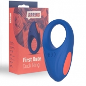 Синее эрекционное кольцо RRRING First Date Cock Ring - FeelzToys - в Мытищах купить с доставкой
