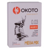 Набор из 4 презервативов OKOTO MegaMIX - Sitabella - купить с доставкой в Мытищах