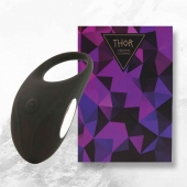 Черное эрекционное виброкольцо Thor Cockring - FeelzToys - в Мытищах купить с доставкой