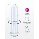 Презервативы MY.SIZE размер 64 - 10 шт. - My.Size - купить с доставкой в Мытищах