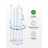 Презервативы MY.SIZE размер 47 - 3 шт. - My.Size - купить с доставкой в Мытищах