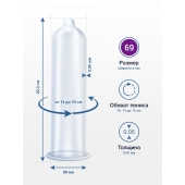 Презервативы MY.SIZE размер 69 - 3 шт. - My.Size - купить с доставкой в Мытищах