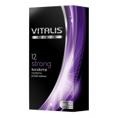 Презервативы с утолщённой стенкой VITALIS PREMIUM strong - 12 шт. - Vitalis - купить с доставкой в Мытищах