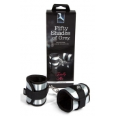Серо-черные наручники Totally His - Fifty Shades of Grey - купить с доставкой в Мытищах
