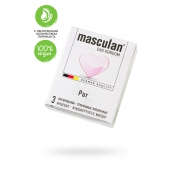 Супертонкие презервативы Masculan Pur - 3 шт. - Masculan - купить с доставкой в Мытищах
