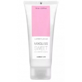 Смазка на водной основе Mixgliss Sweet с ароматом бабл-гам - 70 мл. - Mixgliss - купить с доставкой в Мытищах