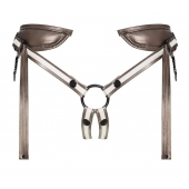 Бронзовый пояс для насадок Desirous Harness - Strap-on-me - купить с доставкой в Мытищах