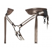 Бронзовый пояс для насадок Desirous Harness - Strap-on-me - купить с доставкой в Мытищах
