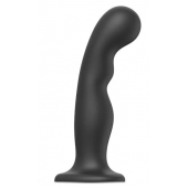 Черная насадка Strap-On-Me Dildo Plug P G size XXL - Strap-on-me - купить с доставкой в Мытищах