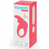 Розовое эрекционное виброкольцо Happy Rabbit Rechargeable Rabbit Cock Ring - Happy Rabbit - в Мытищах купить с доставкой