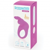 Фиолетовое эрекционное виброкольцо Happy Rabbit Rechargeable Rabbit Cock Ring - Happy Rabbit - в Мытищах купить с доставкой