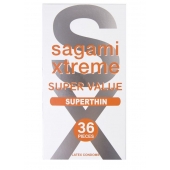 Ультратонкие презервативы Sagami Xtreme Superthin - 36 шт. - Sagami - купить с доставкой в Мытищах