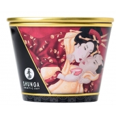 Массажная  свеча Sparkling Strawberry Wine с ароматом клубничного вина - 170 мл. - Shunga - купить с доставкой в Мытищах