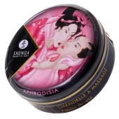 Массажная свеча Rose Petals с ароматом розы - 30 мл. - Shunga - купить с доставкой в Мытищах