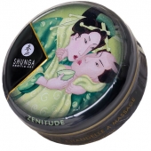 Массажная свеча Exotic Green Tea с ароматом зелёного чая - 30 мл. - Shunga - купить с доставкой в Мытищах