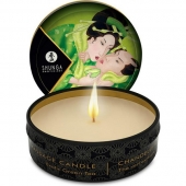 Массажная свеча Exotic Green Tea с ароматом зелёного чая - 30 мл. - Shunga - купить с доставкой в Мытищах
