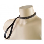 Эффектный сверкающий ошейник с поводком  Гламур - Sitabella - купить с доставкой в Мытищах