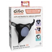 Черные трусики для страпона Body Dock SE на регулируемых ремнях - Pipedream - купить с доставкой в Мытищах