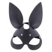 Черная гладкая маска  Зайка  с длинными ушками - Crazy Handmade - купить с доставкой в Мытищах