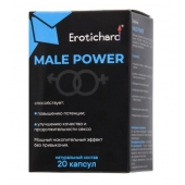 Капсулы для мужчин Erotichard male power - 20 капсул (0,370 гр.) - Erotic Hard - купить с доставкой в Мытищах