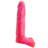 Розовая насадка-фаллос для трусиков Harness - 16,5 см. - LOVETOY (А-Полимер) - купить с доставкой в Мытищах
