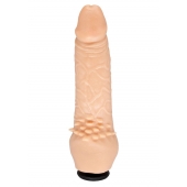Телесная насадка-фаллос с шипами для массажа клитора - 17,8 см. - LOVETOY (А-Полимер) - купить с доставкой в Мытищах