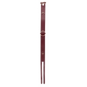 Бордовый ремень Halo Waist Belt - размер L-XL - Shots Media BV - купить с доставкой в Мытищах