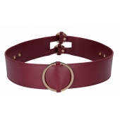Бордовый ремень Halo Waist Belt - размер L-XL - Shots Media BV - купить с доставкой в Мытищах