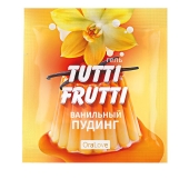 Пробник гель-смазки Tutti-frutti со вкусом ванильного пудинга - 4 гр. - Биоритм - купить с доставкой в Мытищах