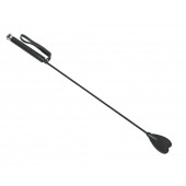 Чёрный стек с шлепком-сердечком - 70 см. - Sitabella - купить с доставкой в Мытищах