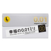 Презервативы Sagami Original 0.02 L-size увеличенного размера - 5 шт. - Sagami - купить с доставкой в Мытищах