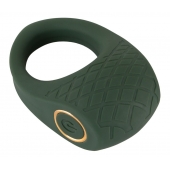 Зеленое эрекционное виброкольцо Luxurious Vibro Cock Ring - Orion - в Мытищах купить с доставкой