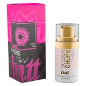 Возбуждающий гель Golden Chups с малиновым ароматом - 17 мл. - INTT - купить с доставкой в Мытищах