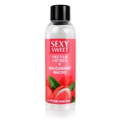 Массажное масло Sexy Sweet Nectar Lychee с феромонами и ароматом личи - 75 мл. - Биоритм - купить с доставкой в Мытищах