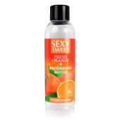 Массажное масло Sexy Sweet Fresh Orange с ароматом апельсина и феромонами - 75 мл. - Биоритм - купить с доставкой в Мытищах