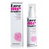 Съедобное согревающее массажное масло Love Me Tender Cotton Candy с ароматом сладкой ваты - 100 мл. - Love to Love - купить с доставкой в Мытищах
