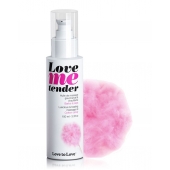 Съедобное согревающее массажное масло Love Me Tender Cotton Candy с ароматом сладкой ваты - 100 мл. - Love to Love - купить с доставкой в Мытищах