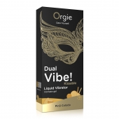 Съедобный гель Dual Vibe Pina Colada с эффектом вибрации и вкусом коктейля пина колада - 15 мл. - ORGIE - купить с доставкой в Мытищах