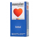 Презервативы с пупырышками Masculan Dotted - 10 шт. - Masculan - купить с доставкой в Мытищах