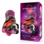 Разноцветный фантазийный мастурбатор - Bior toys - в Мытищах купить с доставкой